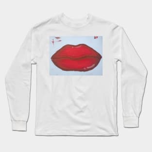 Red Lips Long Sleeve T-Shirt